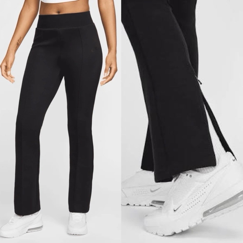 Nike Pants Sz S Black Sportswear Tech Fleece High-Waisted Slim